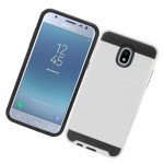 Wholesale Galaxy J3 (2018), Achieve, Star, Galaxy Express Prime Armor Hybrid Case (Silver)
